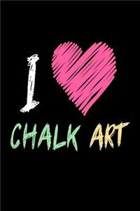I Chalk Art