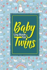 Baby Log Book for Twins