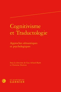 Cognitivisme Et Traductologie