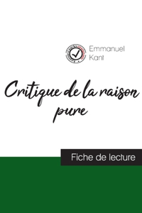 Critique de la raison pure de Kant (fiche de lecture et analyse complète de l'oeuvre)