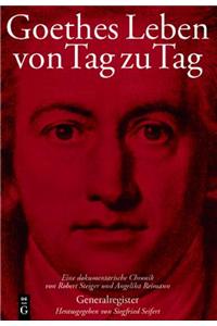 Goethes Leben Von Tag Zu Tag