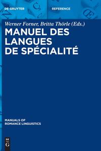 Manuel Des Langues de Specialite