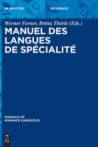 Manuel Des Langues de Spécialité