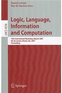 Logic, Language, Information and Computation