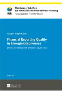 Financial Reporting Quality in Emerging Economies