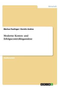 Moderne Kosten- Und Erfolgscontrollingansätze