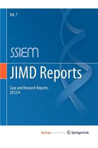 JIMD Reports - Case and Research Reports, 2012/4