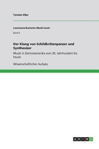 Klang von Schildkrötenpanzer und Synthesizer