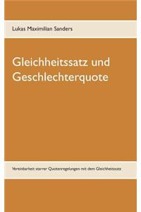 Gleichheitssatz und Geschlechterquote