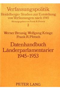 Datenhandbuch Laenderparlamentarier 1945-1953
