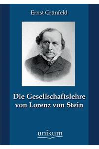 Die Gesellschaftslehre Von Lorenz Von Stein