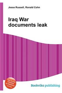 Iraq War Documents Leak