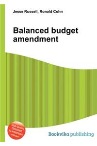 Balanced Budget Amendment