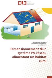 Dimensionnement d'Un Système Pv-Réseau Alimentant Un Habitat Rural