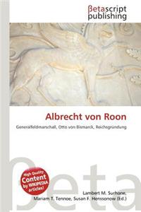 Albrecht Von Roon