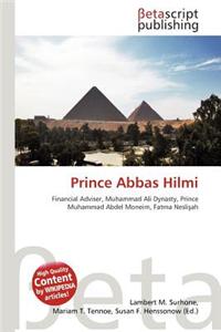 Prince Abbas Hilmi