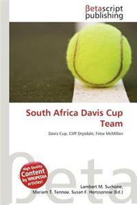 South Africa Davis Cup Team