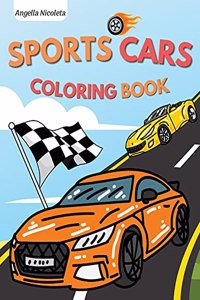 Sports Cars Coloring Book