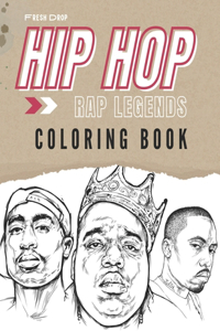 Hip Hop Rap Legends Coloring Book