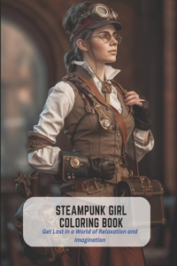 Steampunk Girl Coloring Book