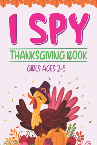 I Spy Thanksgiving Book Girls Ages 2-5