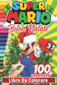 Buon natale - Super mario Libro Da Colorare