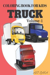 Coloring Book For Kids Truck