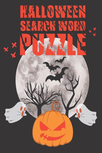 Halloween Search Word Puzzle