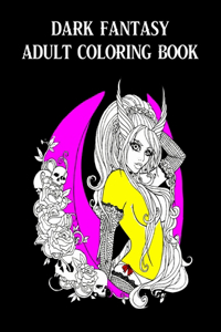 Dark Fantasy Adult Coloring Book