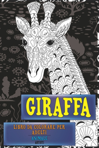 Libro da colorare per adulti - Artisti - Animale - Giraffa