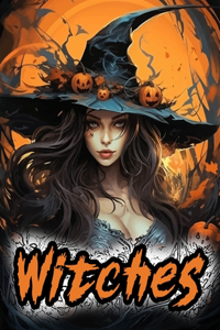 Halloween Witches Coloring Book: Adult Coloring Book - 50 Images - Great Gift