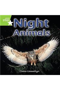 Rigby Star Independent Year 1 Green Non Fiction Night Animals Single