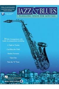 Jazz & Blues - Play-Along Solos for Alto Sax (Book/Online Audio)