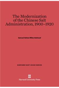 Modernization of the Chinese Salt Administration