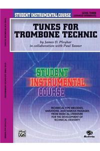 Student Instrumental Course Tunes for Trombone Technic: Level III