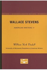 Wallace Stevens - American Writers 11