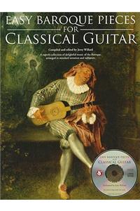 Easy Baroque Pieces for Classical Guitar (Book/Online Audio)