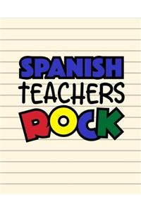 Spanish Teachers Rock: From Summer To September Classroom Organization With The Ultimate Undated Teacher Planner Notebook: Makes A Great Educator Toolkit, Every Single Ite