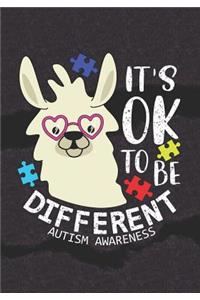 It's OK to be Different Autism Awareness