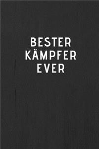 BESTER KÄMPFER EVER - Journal - Tagebuch - Notizbuch - Notebook