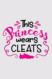 This princess wears cleats