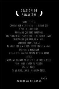 Cuaderno De Notas con Oración De Sanación