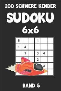 200 Schwere Kinder Sudoku 6x6 Band 5