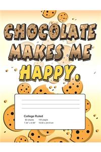 Chocolate Makes Me Happy