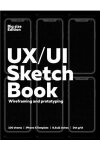 UI/UX Sketchbook For Wireframing And Prototyping