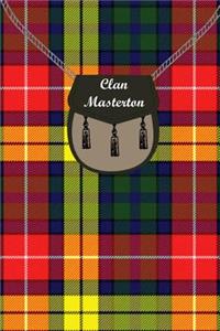 Clan Masterton Tartan Journal/Notebook