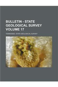 Bulletin - State Geological Survey Volume 17