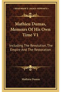 Mathieu Dumas, Memoirs Of His Own Time V1