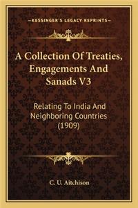 Collection of Treaties, Engagements and Sanads V3