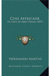 Cose Affricane